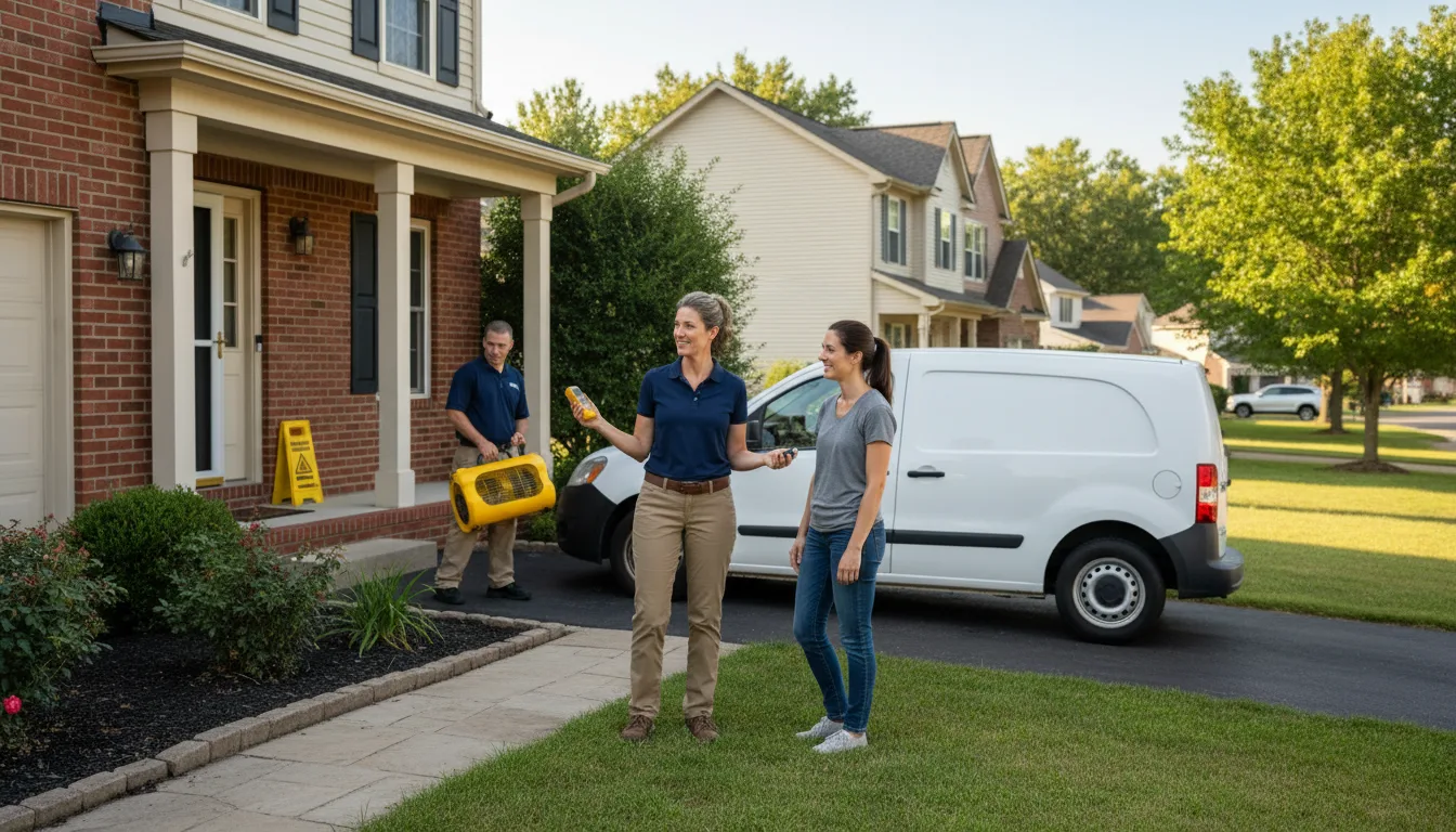 Residential water damage restoration in Santa Maria, CA